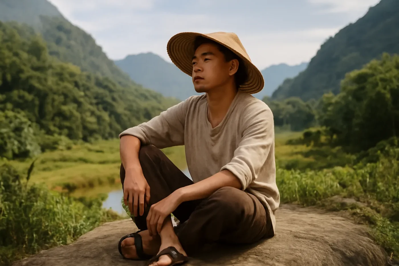 ảnh chill có người giữa thiên nhiên
